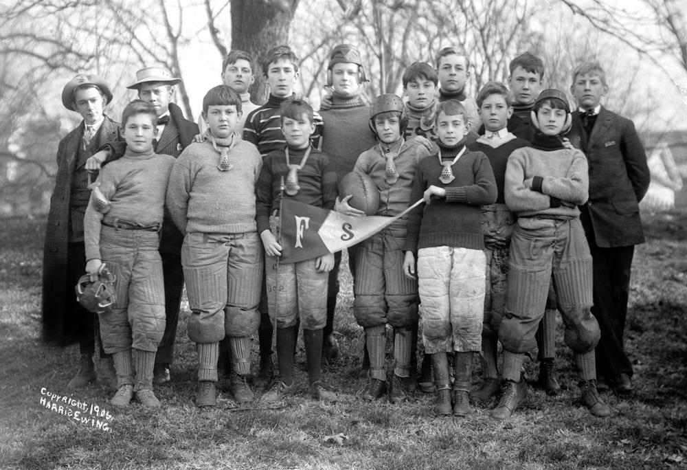 1906 Friends School Football Team Vintage Old Photo 13
