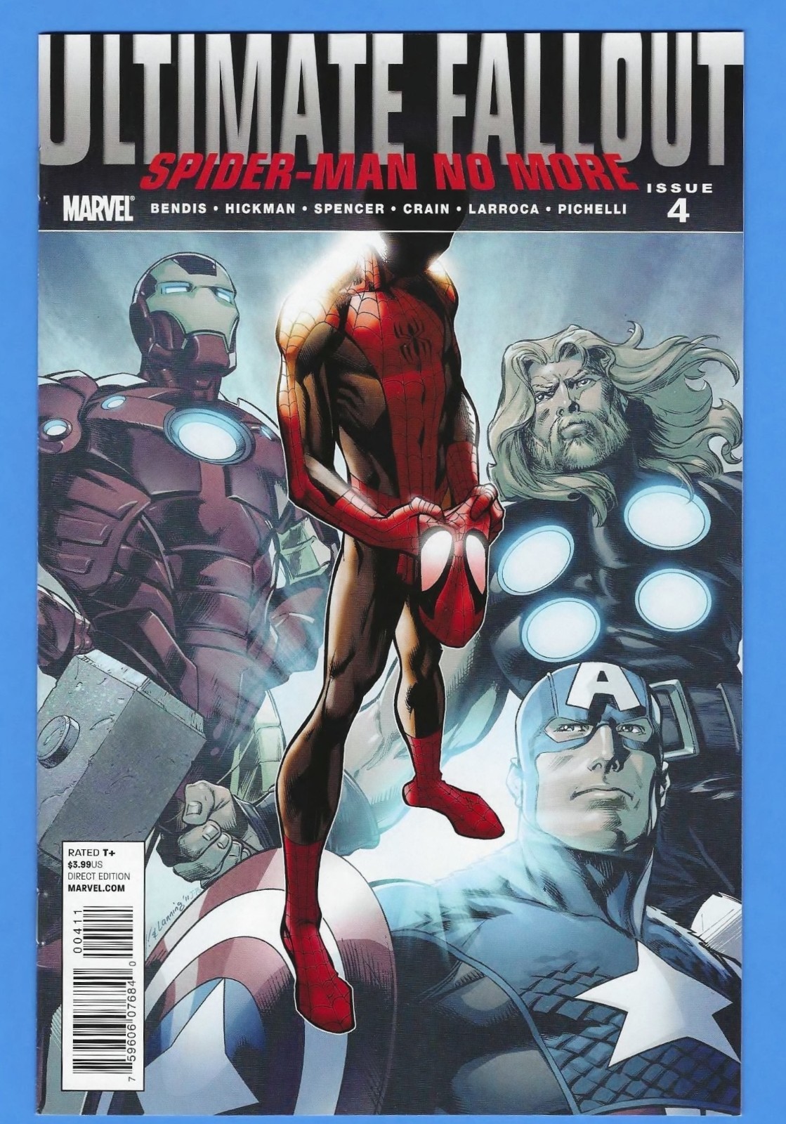 ULTIMATE FALLOUT #4 VF/NM 2011 MARK BAGLEY / 1st Miles Morales / 1ST PRINT