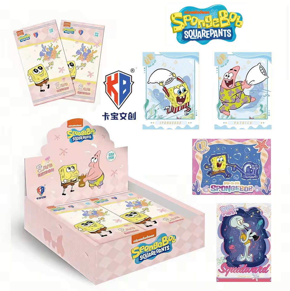 Kabao Spongebob Official Trading Cards Anime CCG 30 Pack Booster Box NEW Sealed