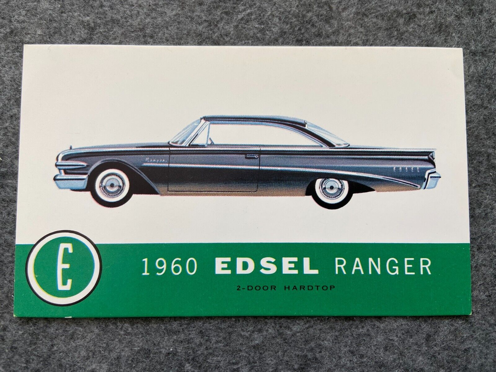 1960 Edsel Ranger Vintage Postcard