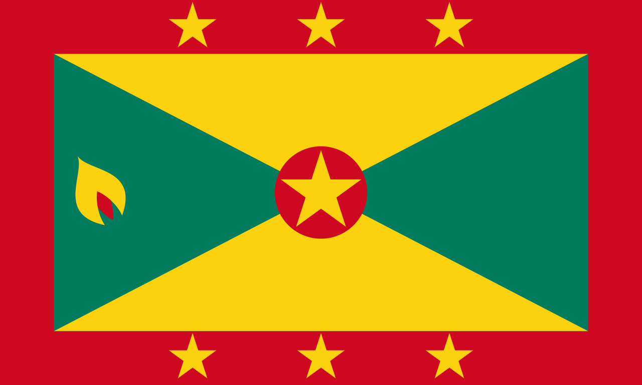 Dettra Annin Flag of Grenada  3' x 5' Dura Lite Nylon Flag