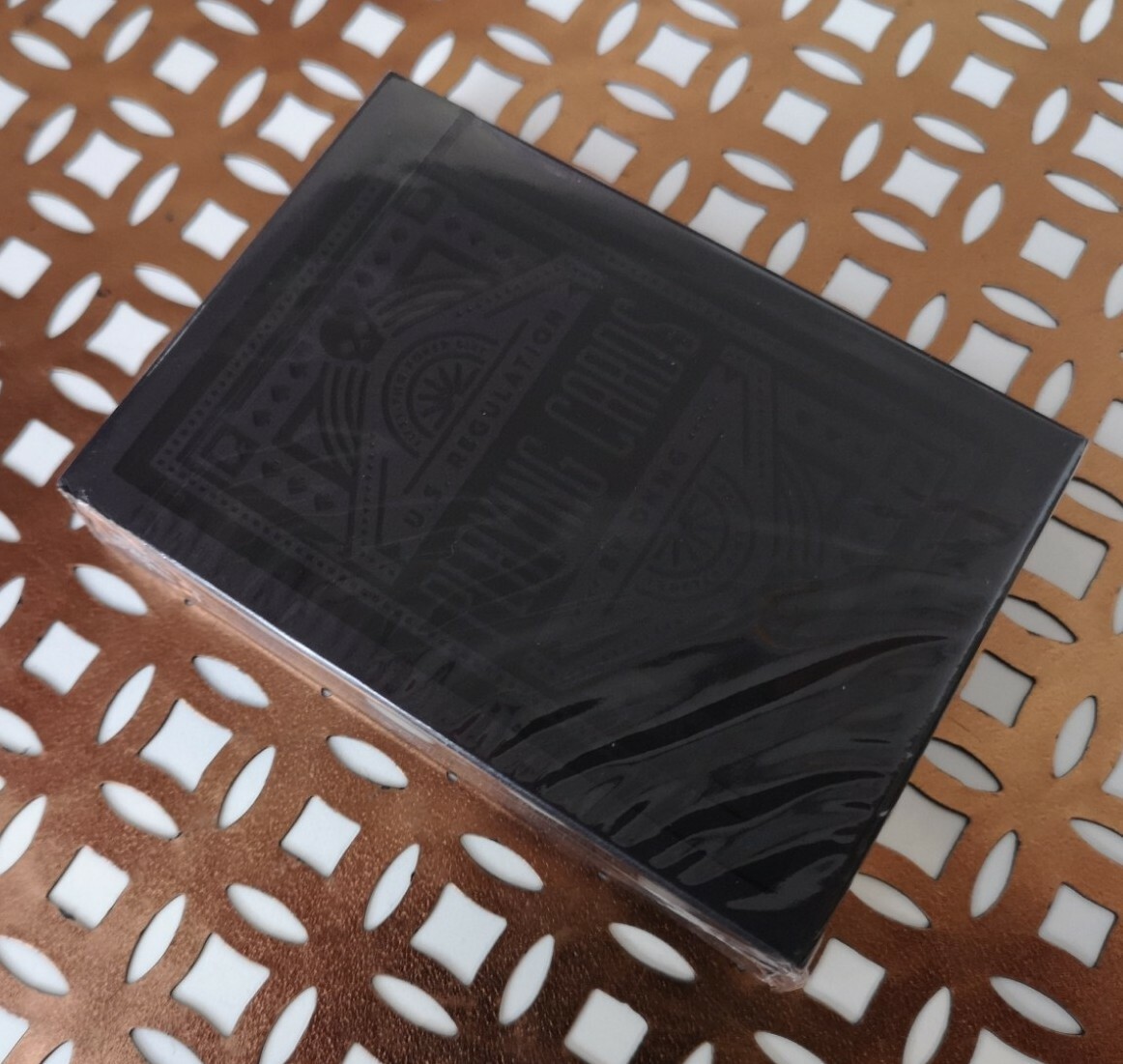 DKNG Black Wheel Playing Cards New & Sealed Art Of Play USPCC Limited Ed Deck
