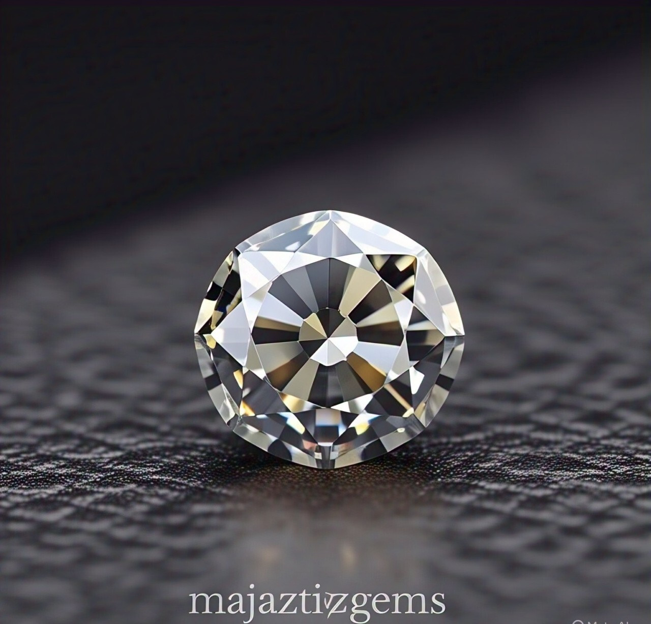 1 CT Portuguese Cut Natural White Diamond VVS1, D Grade, 6.50mm Certified