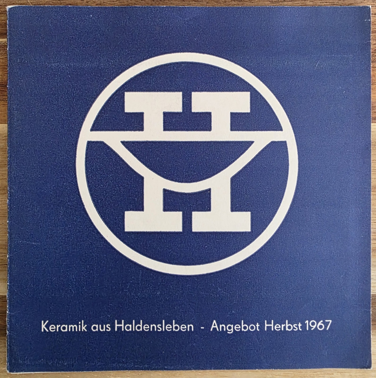 Leaflet about ceramics from Haldensleben - offer autumn 1967 - GDR 