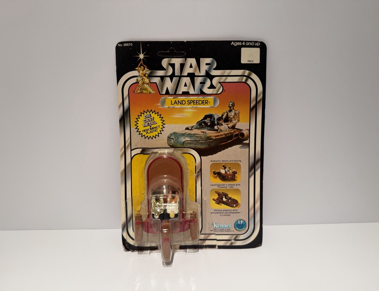 Kenner Star Wars Land Speeder No. 38570 Luke Skywalker C-3PO A New Hope 1978