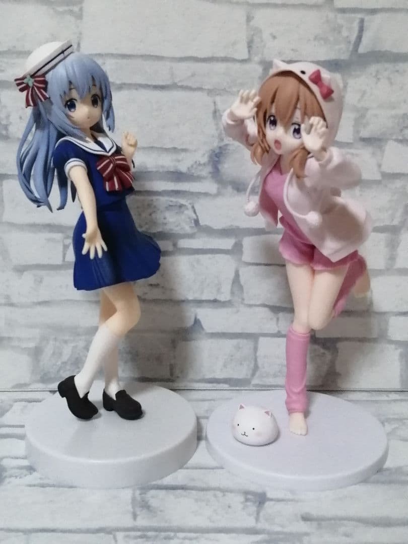 Moe Style Figure Gochiusa Chino Cocoa Collectible Anime Figures Set Japan