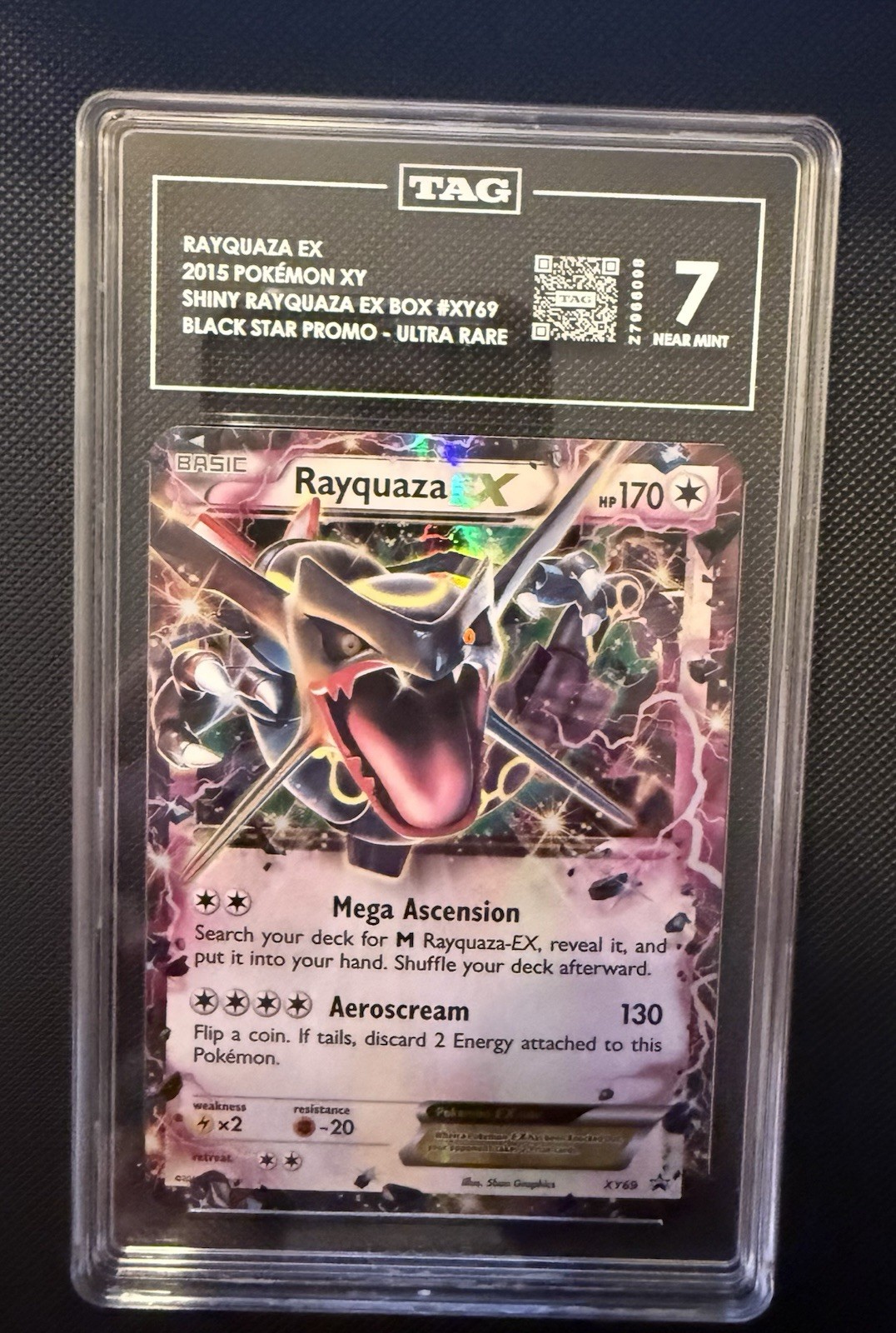 2015 Pokemon XY Promos XY69 Rayquaza TAG 7