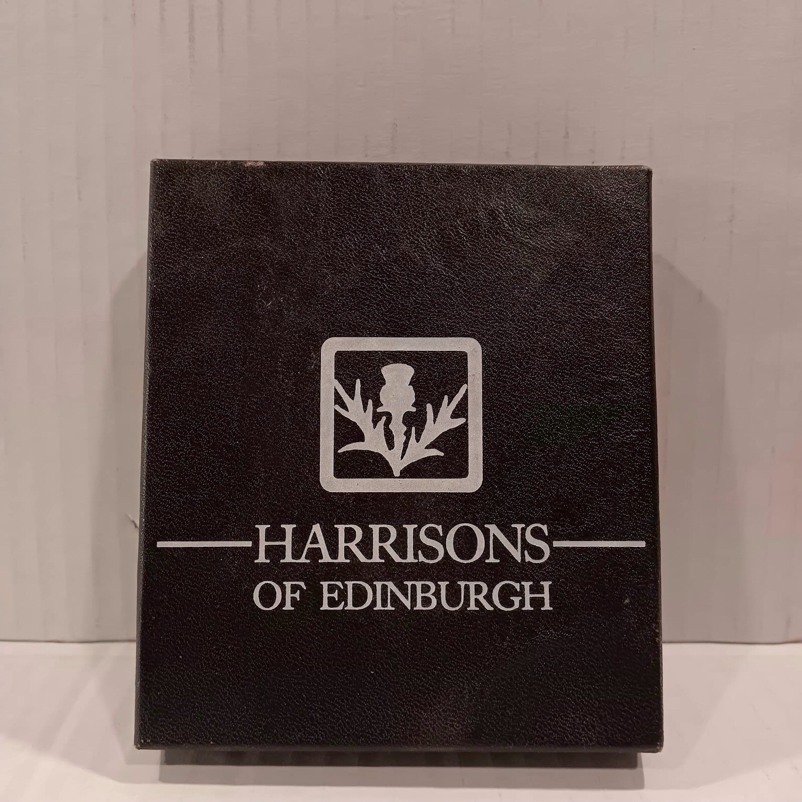 Vintage Harrisons of Edinburgh Round Flask w/ Box George Harrison Co