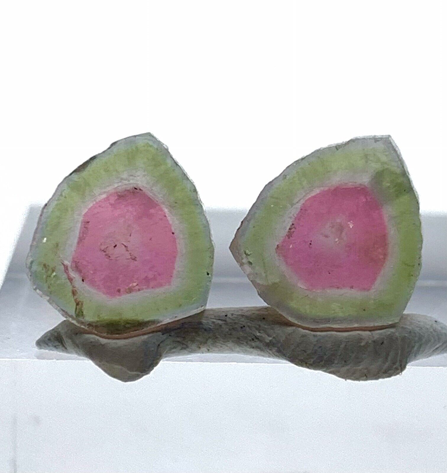 Beautiful Watermelon Tourmaline Slices  ||8.70 CT || From @Afg