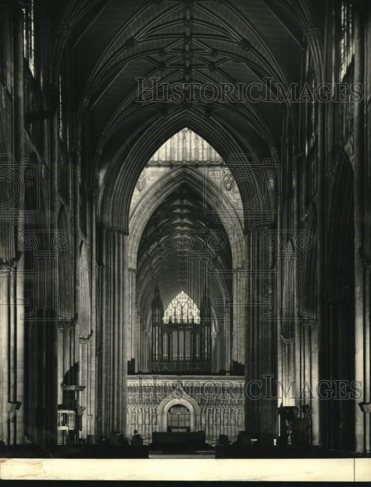1965 Press Photo York Minster is a great architectural masterpiece of the world