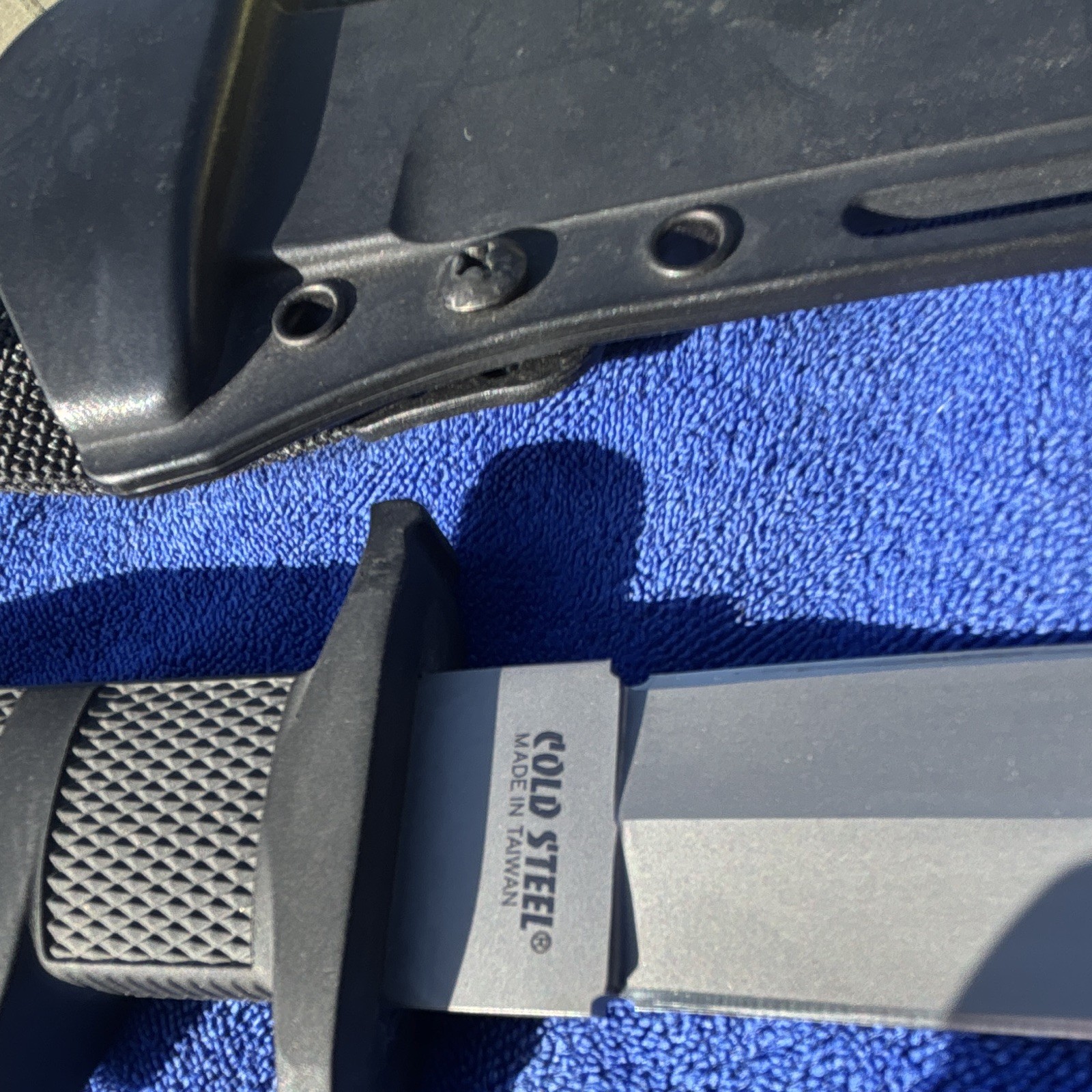 Cold Steel OSS Taiwan Fixed SS Satin Finish Vintage Sheath Very Sharp