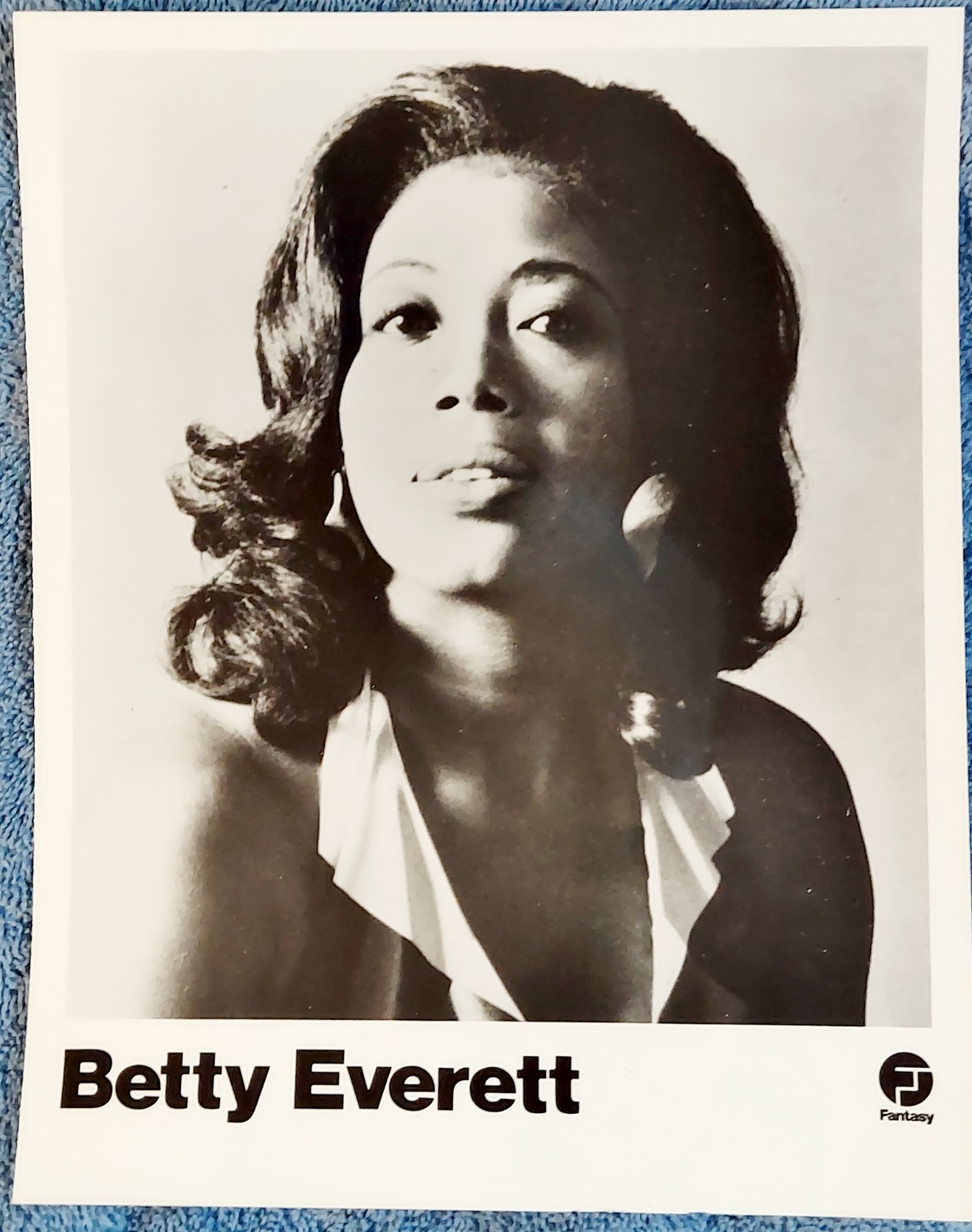 Vintage Original BETTY EVERETT - FANTASY RECORDS Press Publicity Promo Photo Vintage Original BETTY EVERETT - FANTASY RECORDS Press Publicity Promo Photo