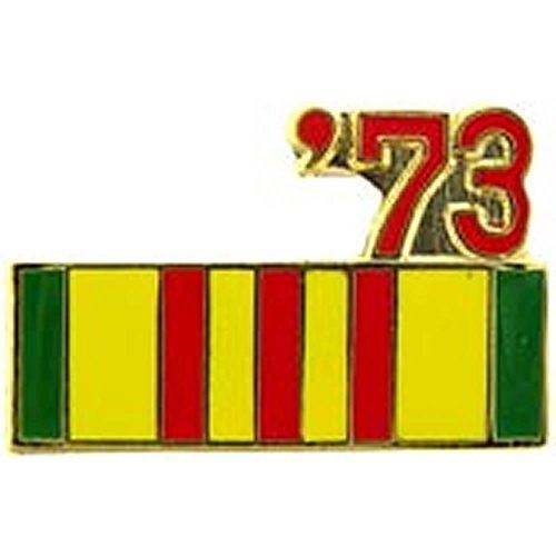 1973 VIETNAM SERVICE RIBBON LAPEL OR HAT PIN
