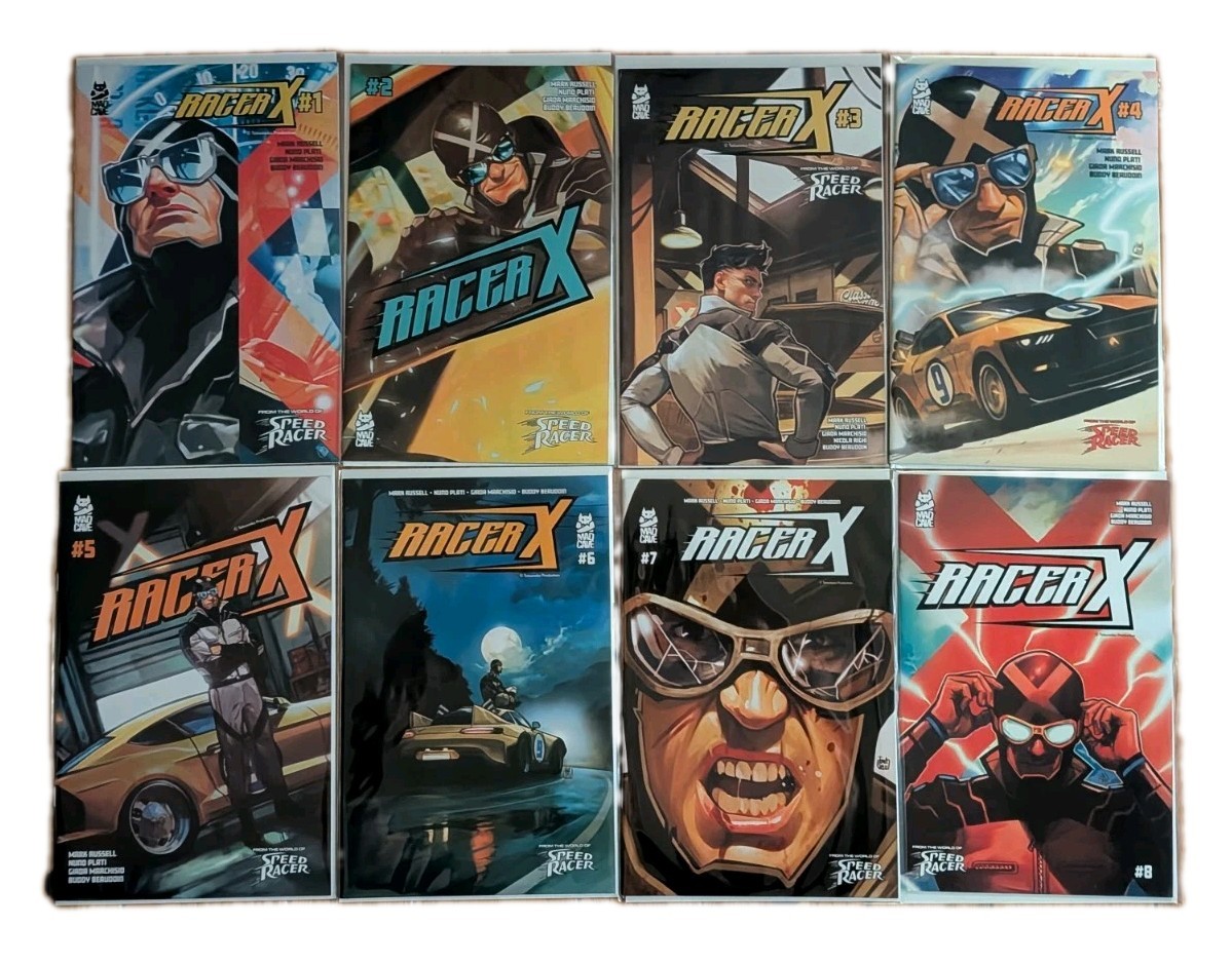 RACER X (2025) #1 2 3 4 5 6 7 8 VF+ COMPLETE SERIES SET MAD CAVE STUDIOS