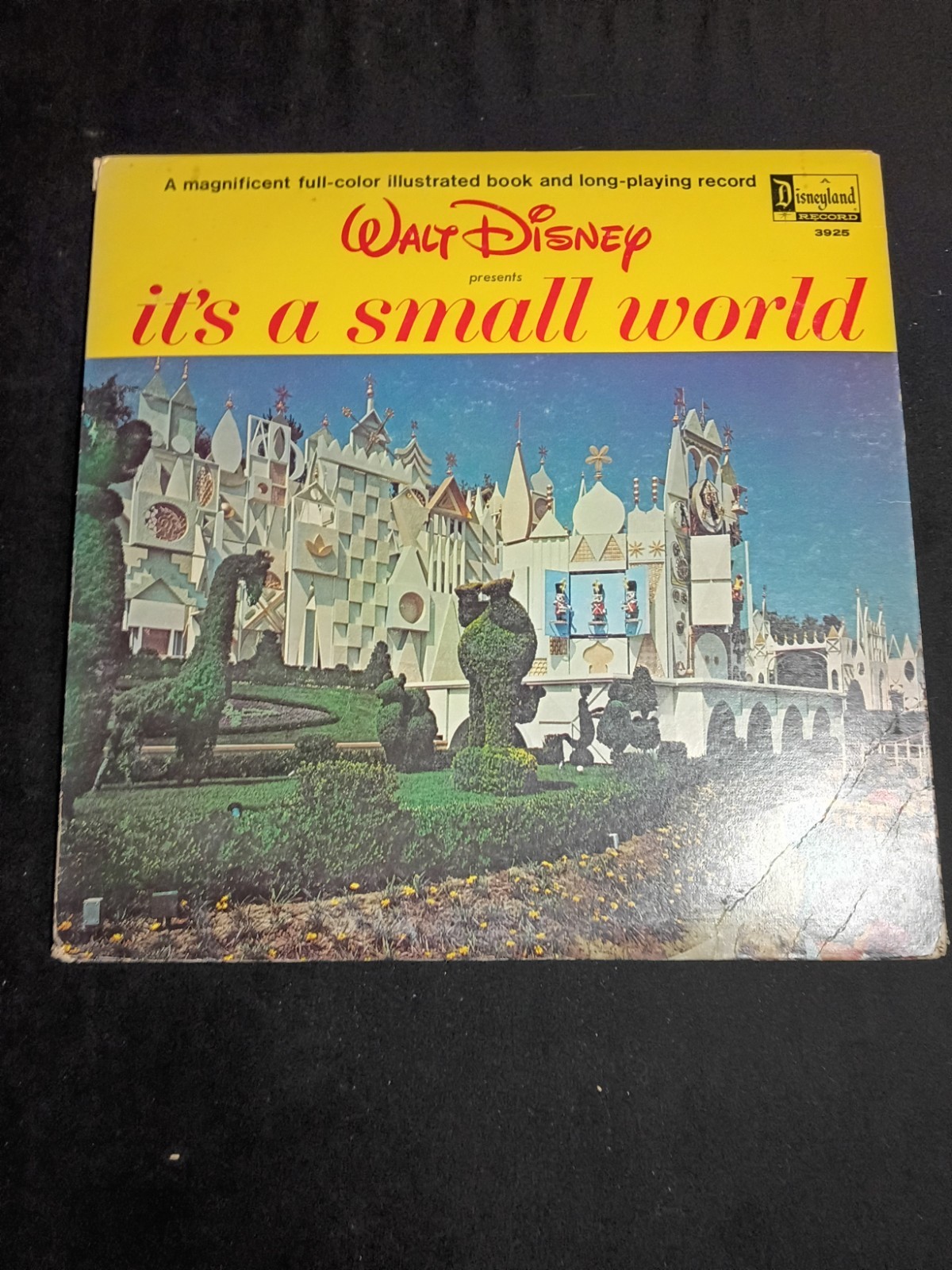 RARE 1964 First Edition Disney It's A Small World Vinyl LP Gatefold W Bonus 45