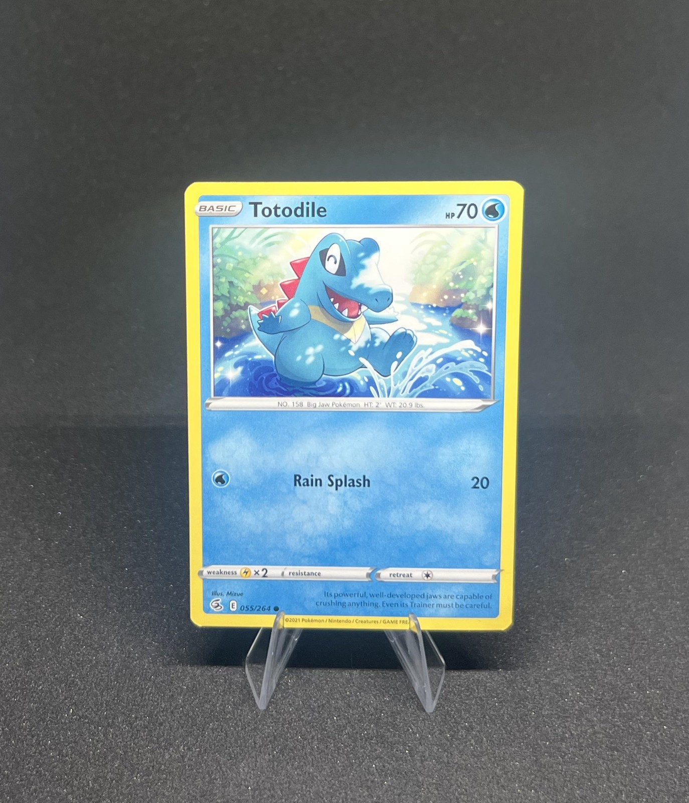 Pokémon - Totodile 055/264 Fusion Strike Common - NM