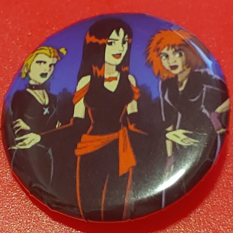 1 Inch The Hex Girls Scooby Doo Round Pinback Button