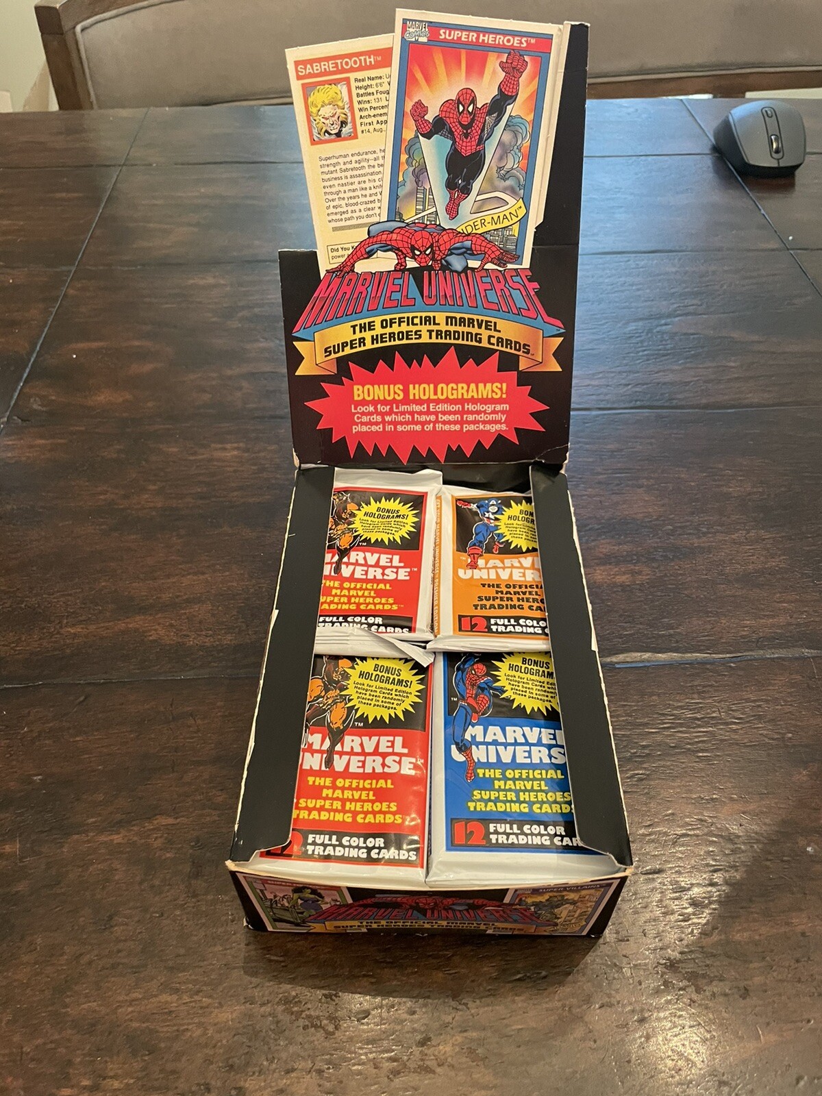 (1) Sealed Pack 1990 Marvel Universe Series 1 Impel, Classic Set