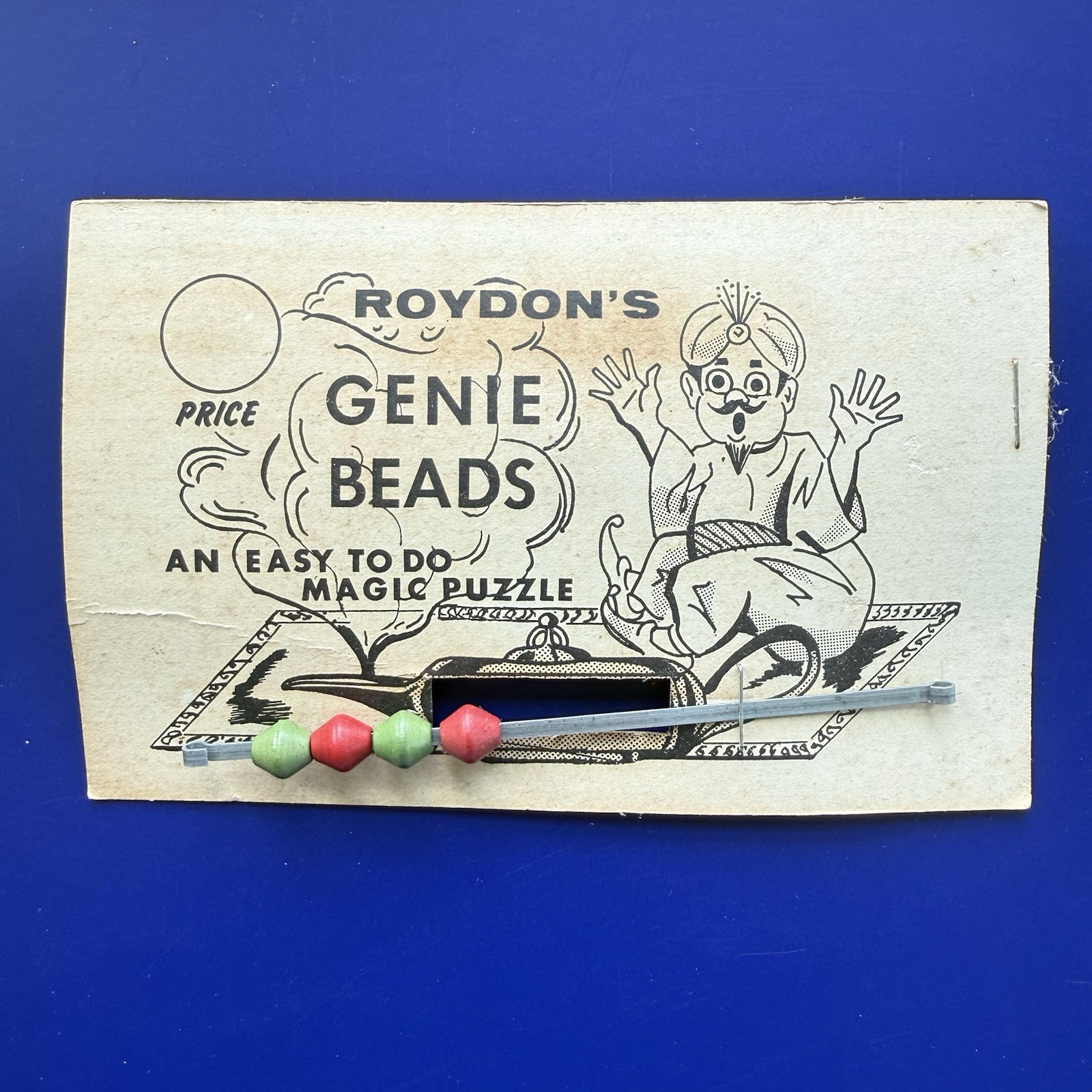 Vintage Magic Trick 1957 Roydon's Genie Beads With Original Instructions