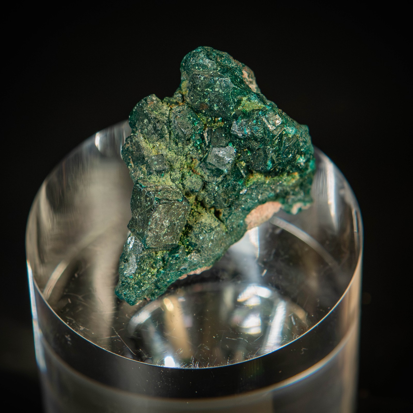 16g Natural DIOPTASE Crystal Cluster Mineral Specimen - Congo