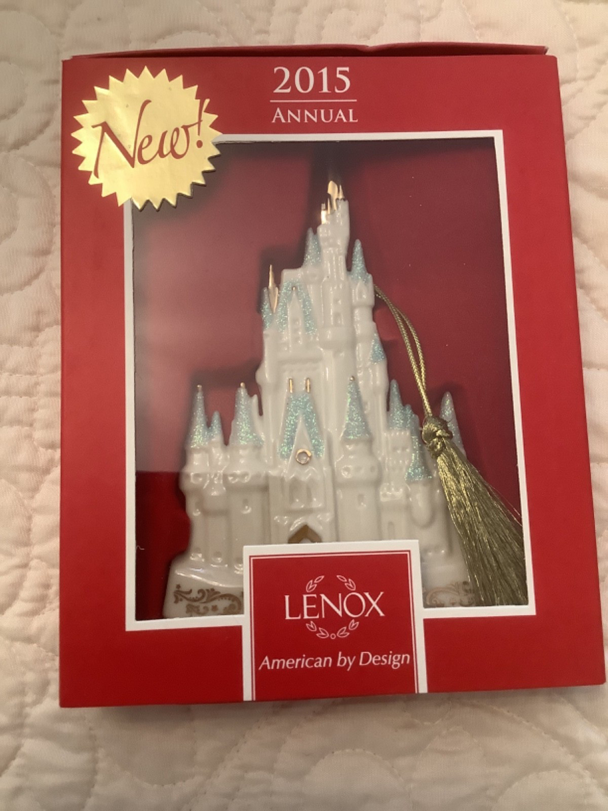 Lenox 2015 Disney Showcase Collection Cinderella Castle Ornament