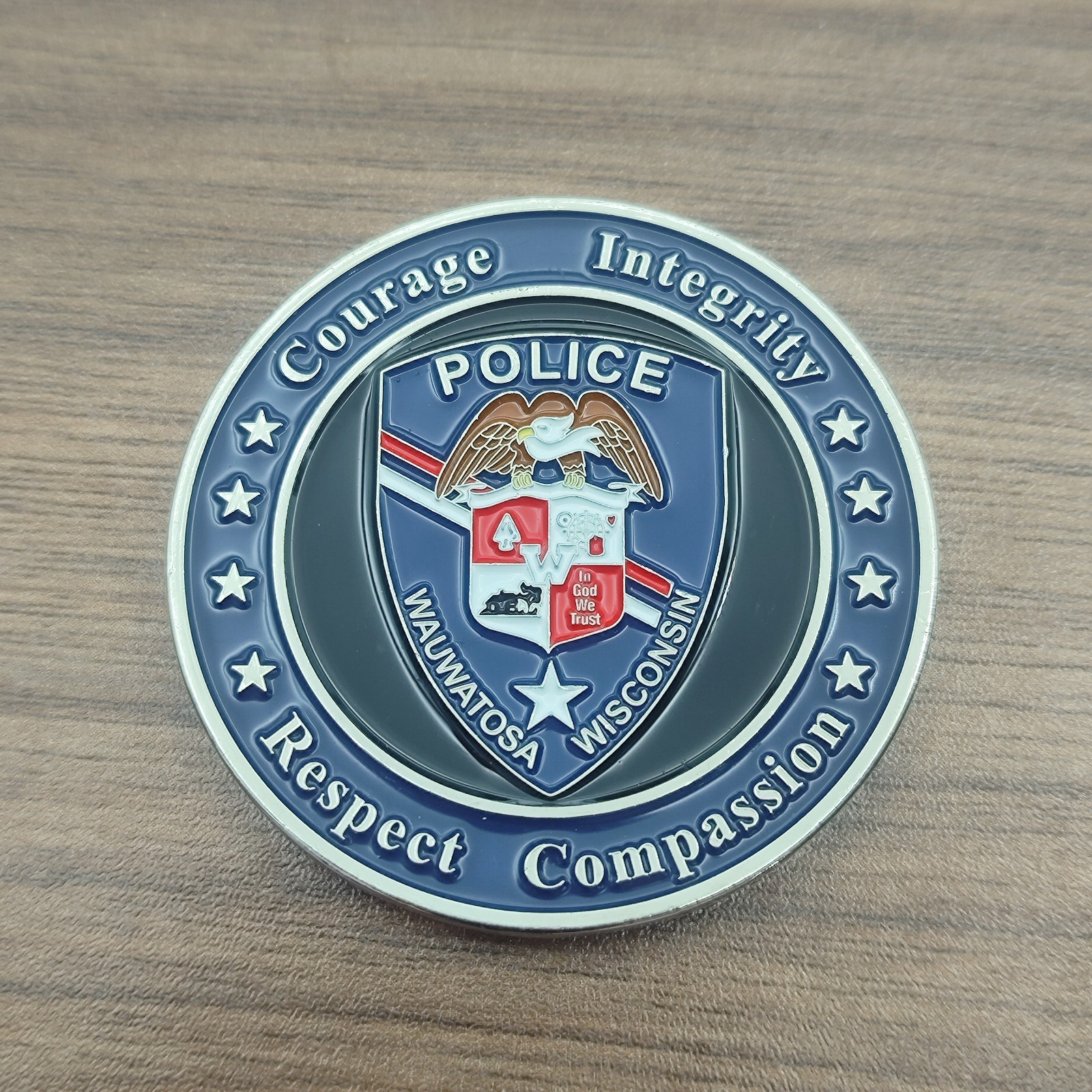 Wauwatosa Wisconsin Police Department Challenge Coin