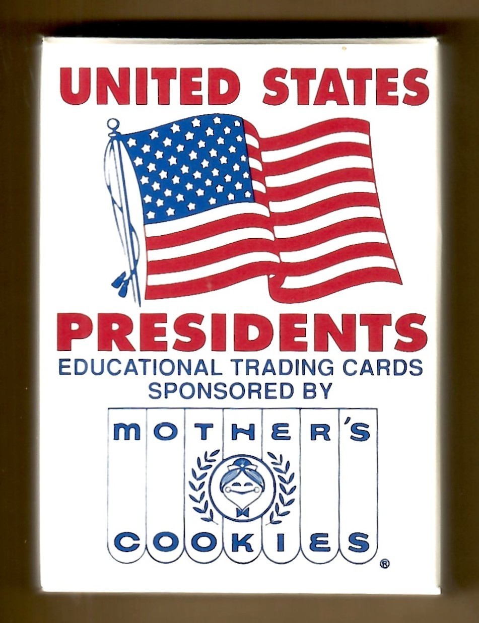 1992 Mother’s Cookies U.S. Presidents Educational Trading Card Set Complete (42)