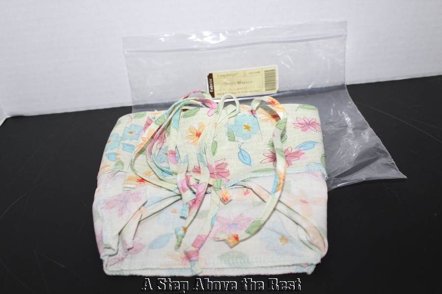Longaberger Small Market Over the Edge liner in Floral Blooms #24015286 NEW