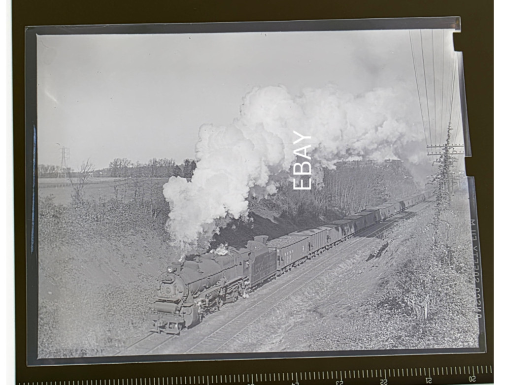 11/14/48 Pennsylvania RR Loco #1782 L-1S 2-8-2 Protectory PA Photo Negative