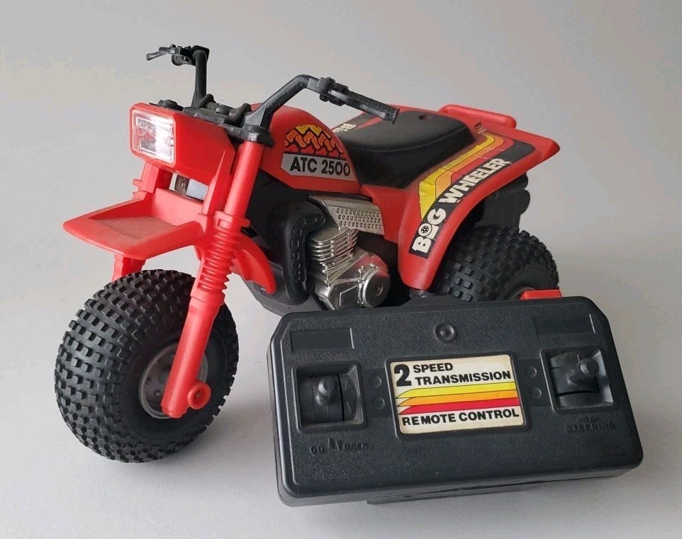 BIG RED 3 WHEELER CYCLE VINTAGE CORDED REMOTE R/C  ATC 2500 ATV MODEL TRIKE