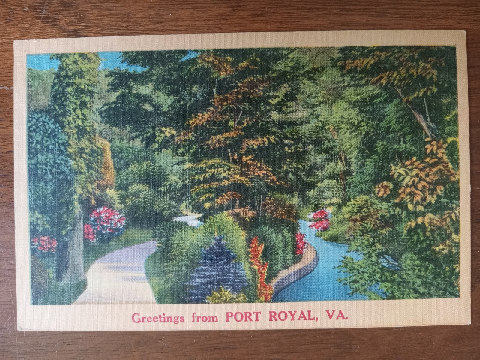 c1930s Scenic Greetings from Port Royal, Caroline County, VA, NYCE
