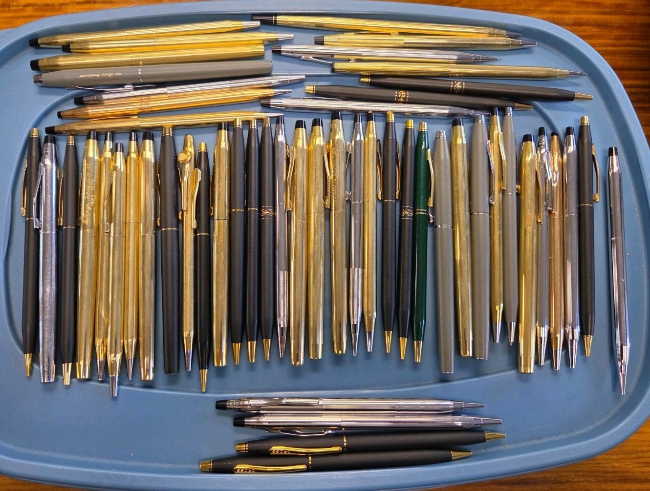Cross Lot Of 55 Pens Pencils Made In USA