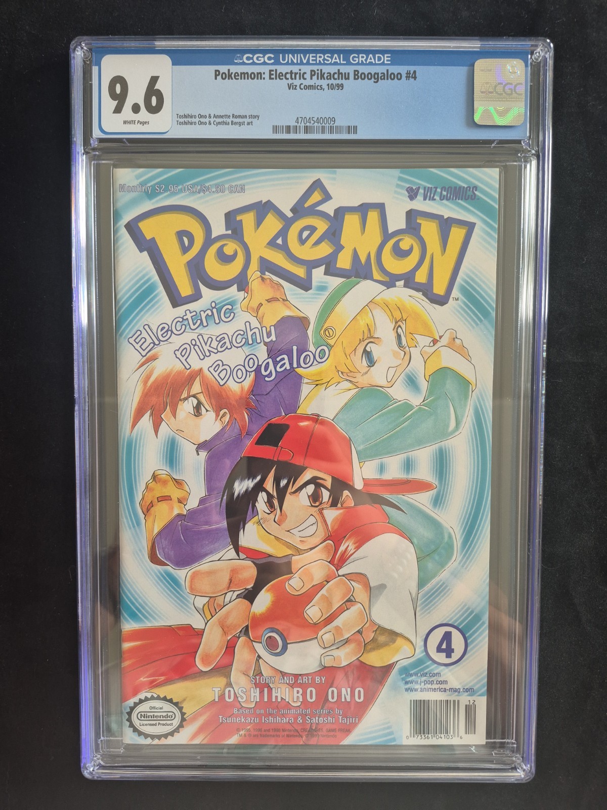 Pokémon: Electric Pikachu Boogaloo #4 - Viz Comics (Graded CGC 9.6)