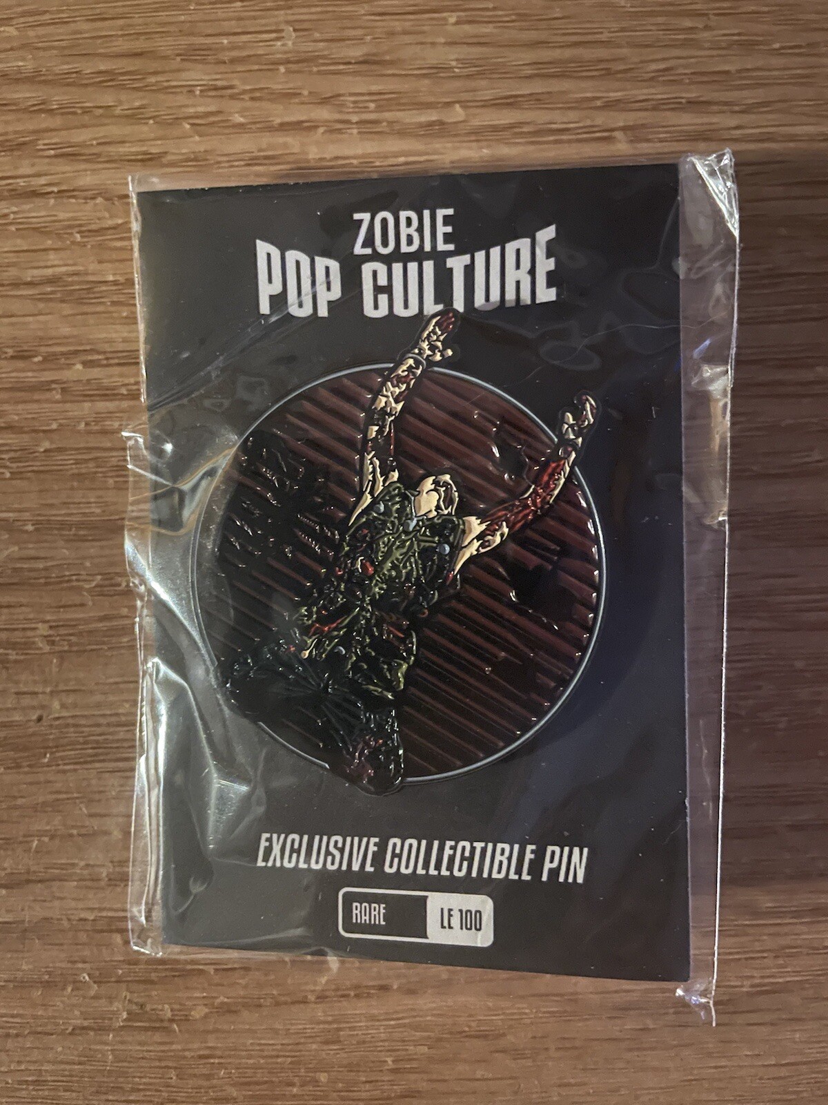 ZOBIE POP CULTURE PLATOON PIN EXCLUSIVE. RARE /100