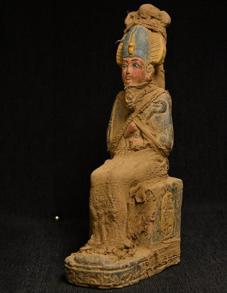 Authentic Ancient Egyptian Antique Rare God Osiris Statue Figurine BC