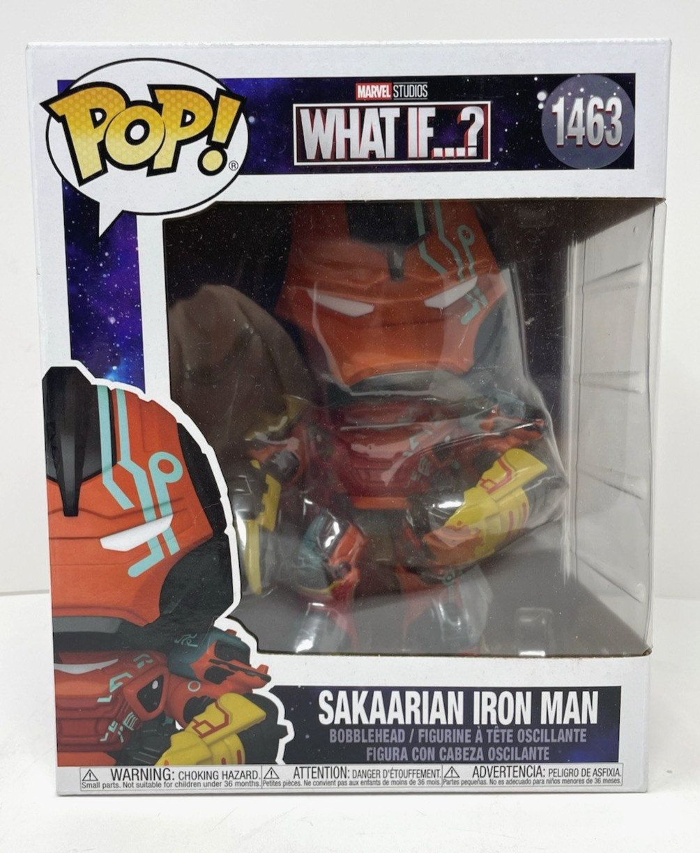 Funko POP 1463 Marvels What If Sakaarian Iron Man 6” Super Sized Vinyl Figure