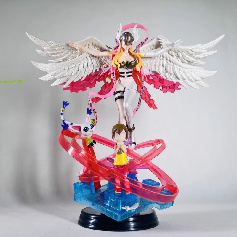 33cm Great Design Digimon Figure Angewomon Evolution Ver. Figure Model Statue