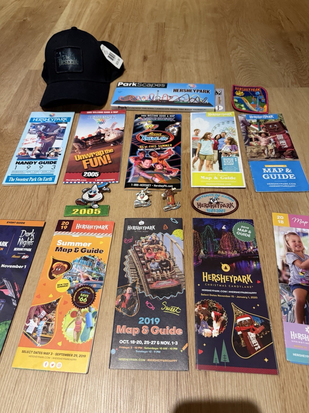 Hersheypark 1996-2026 Park Map Lot & More