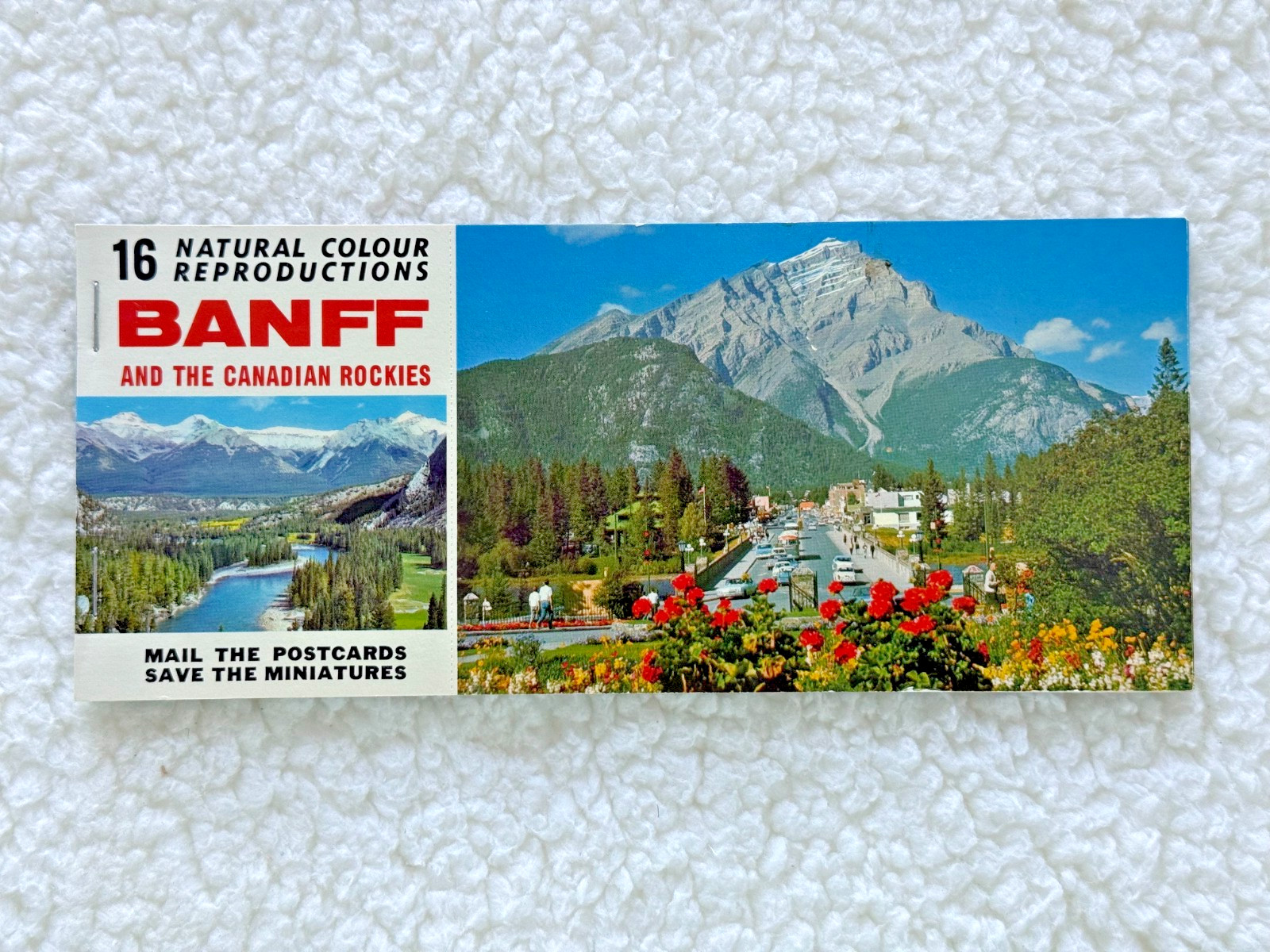 Vintage Banff and the Canadian Rockies postcards package of 8 different scenes