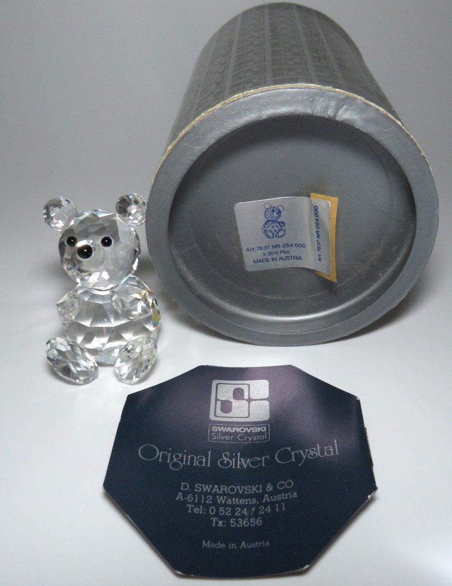 Swarovski Small Teddy Bear Crystal 2