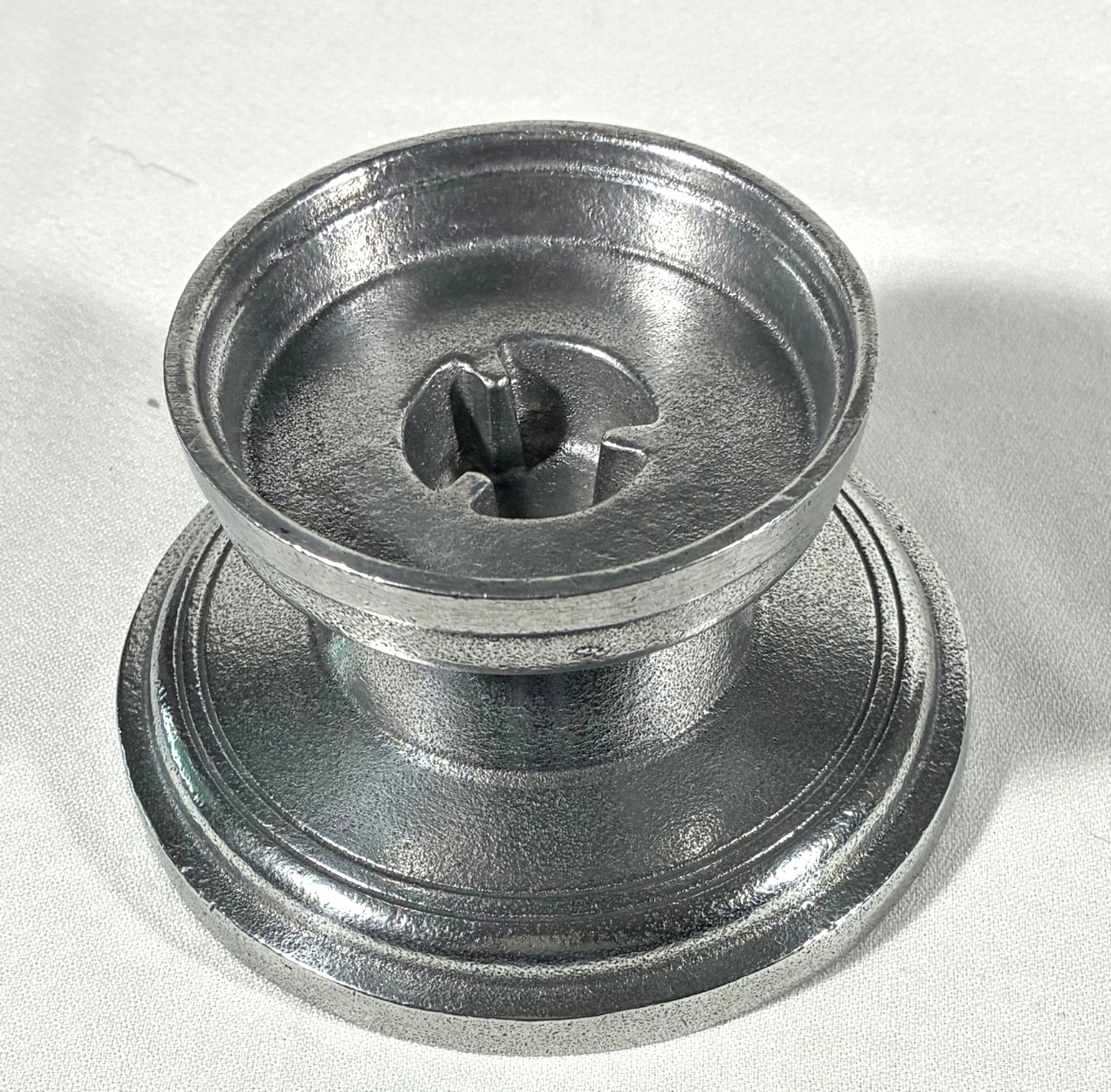 Vintage  Wilton Armetale RWP Candle Holder for Taper or Pillar ~ Columbia PA USA