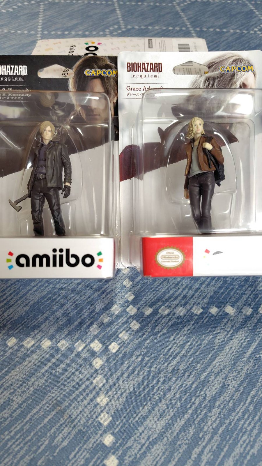 Set of 2 amiibo Biohazard Resident Evil Requiem Leon & Grace Game CAPCOM gift