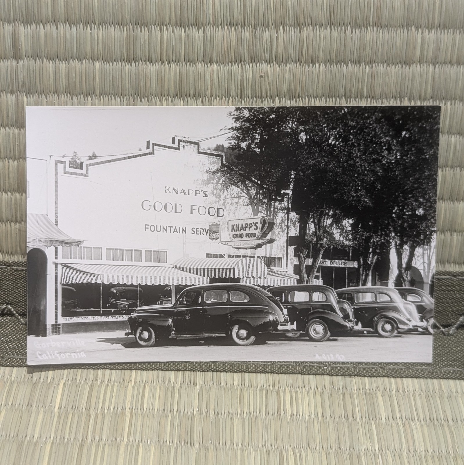 Knapp\'s Good Food Garberville California RPPC VTG Postcard 1950s