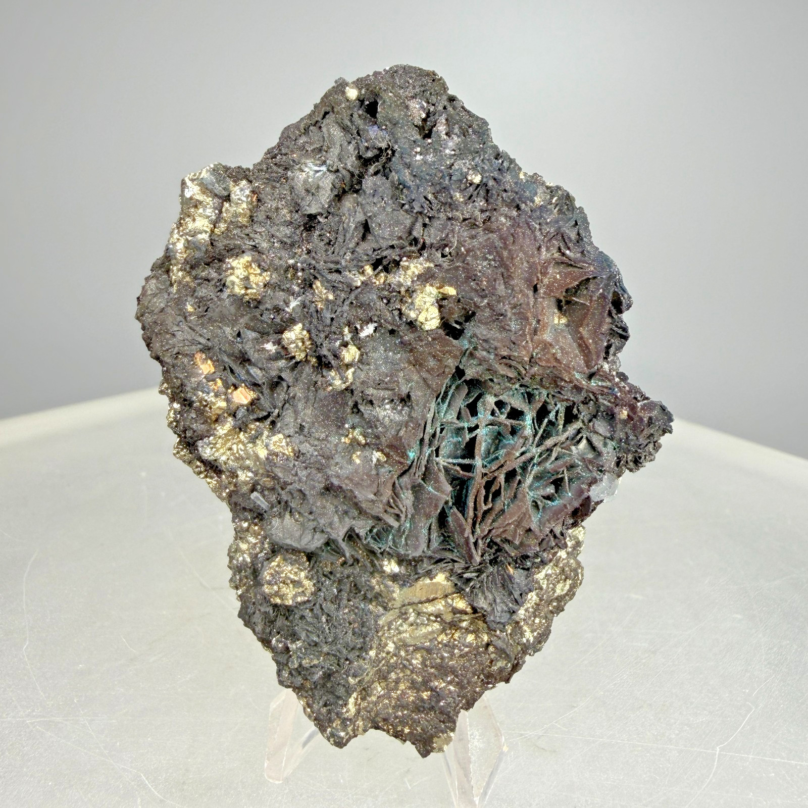 Nice Bornite ps. Covellite Crystals: Butte, Silver Bow County, Montana- Rare Nice Bornite ps. Covellite Crystals: Butte, Silver Bow County, Montana- Rare