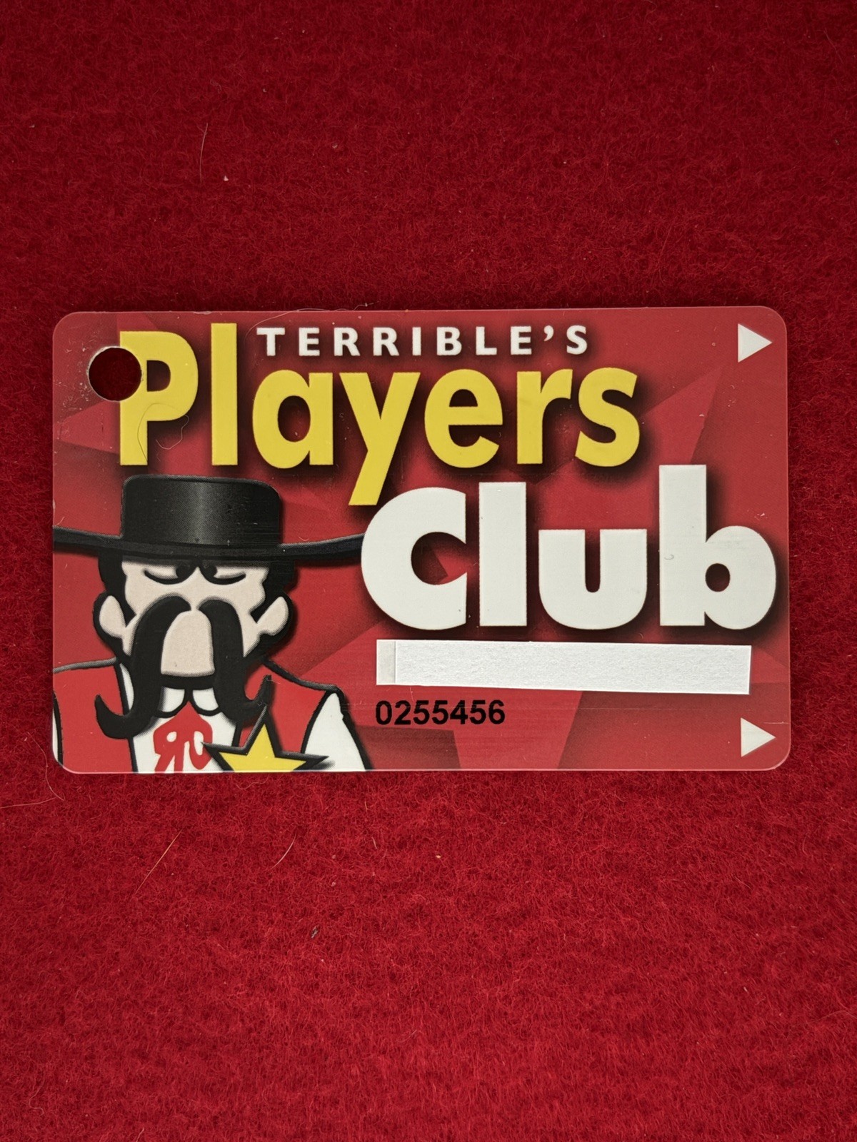 🌴 OBSOLETE TERRIBLES HOTEL CASINO LAS VEGAS PLAYERS CLUB CARD - U