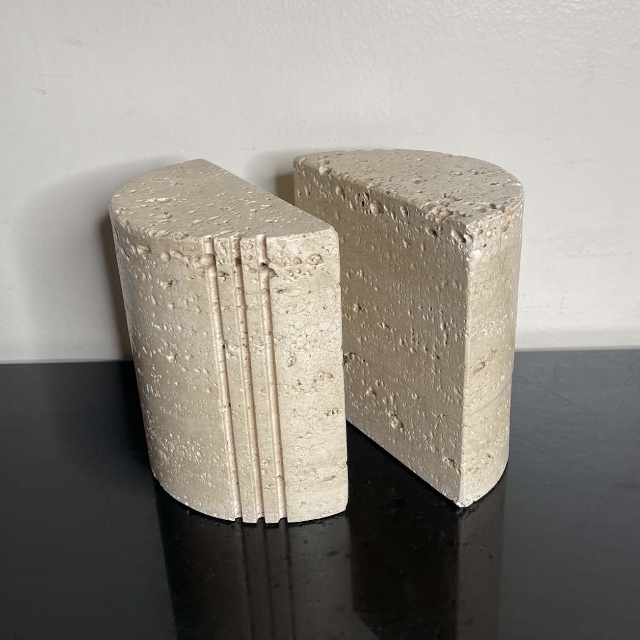 Vintage Fratelli Mannelli Made In Marta Italy Travertine Marble Art Bookends Set Vintage Fratelli Mannelli Made In Marta Italy Travertine Marble Art Bookends Set