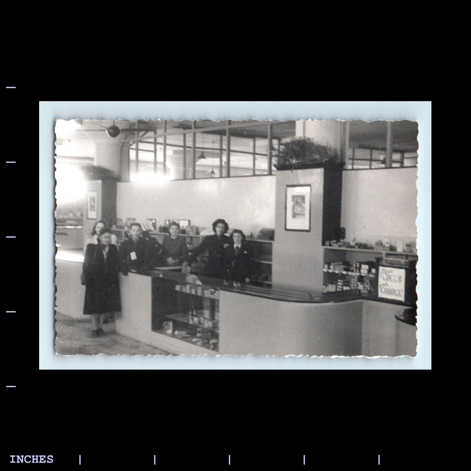 Old Vintage Photo WOMEN AT DEPARTMENT STORE