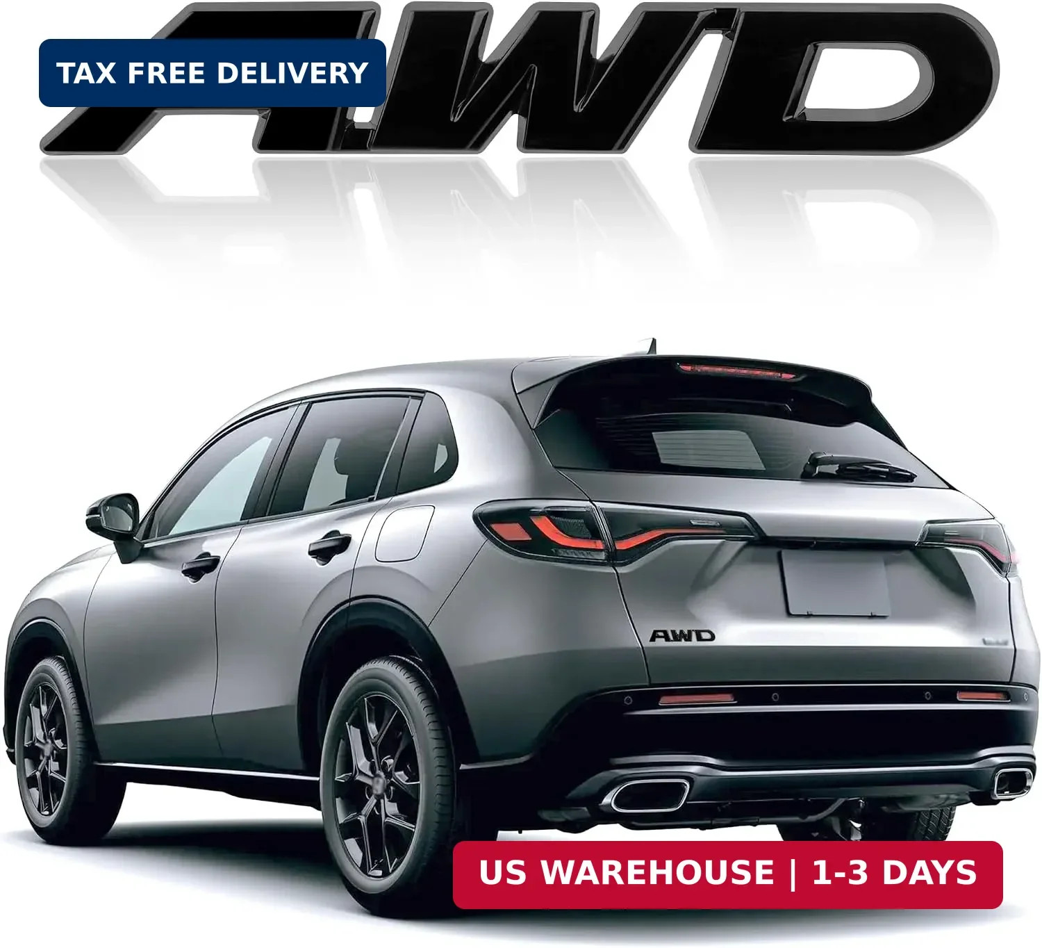 3D AWD Car Emblems and Badges with Adhesive,Premium Exterior Metal Stickers for 3D AWD Car Emblems and Badges with Adhesive,Premium Exterior Metal Stickers for