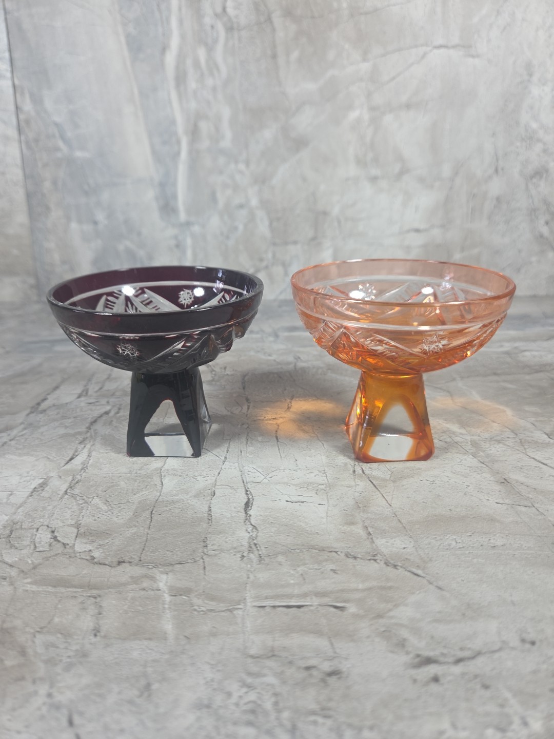 Nachtmann Vintage Crytal Glass Cut To Clear 2.75