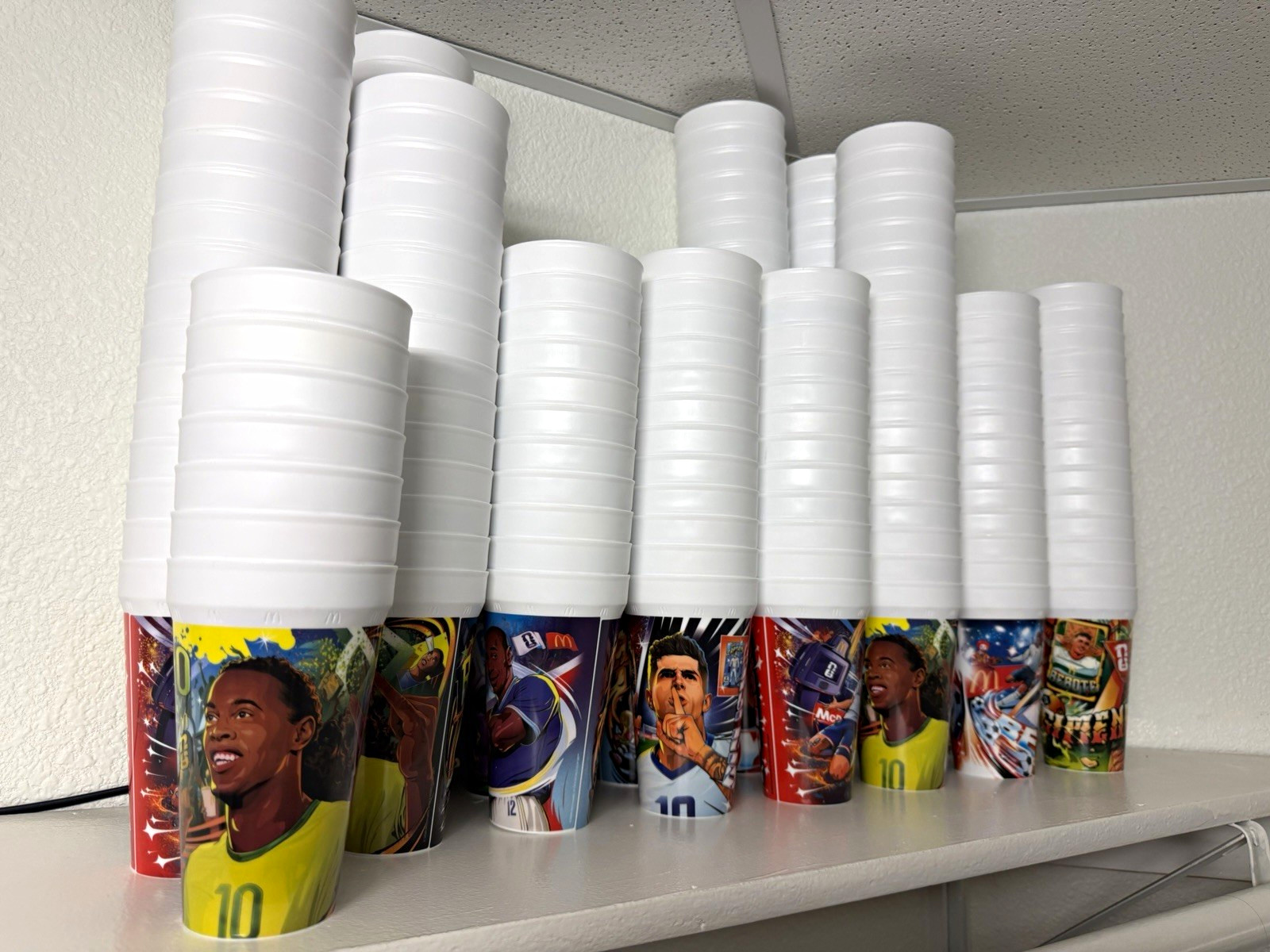 McDonald\'s FIFA World Cup 2026 Collectible  Cups Lot ( 250 cups all players )